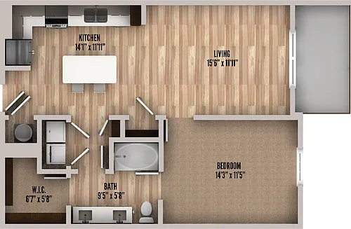 Floor plan A1W
