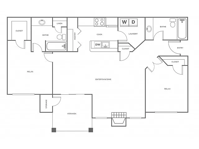 Floor plan B2 - Classic