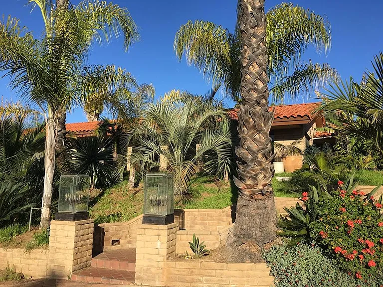 entrance to main house