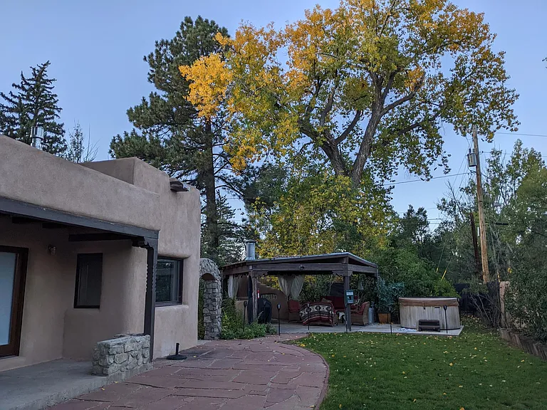 Enclosed back yard