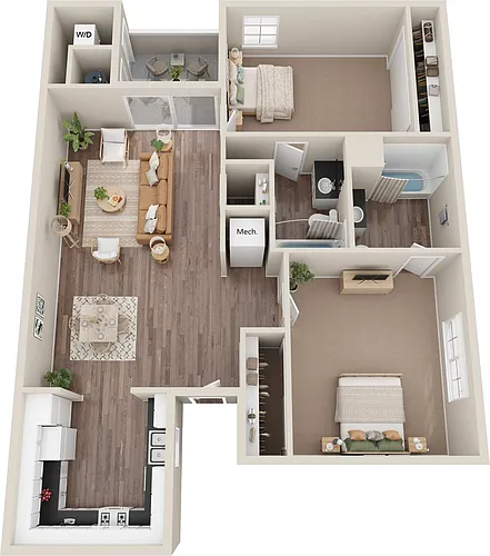 Floor plan Garden Villa
