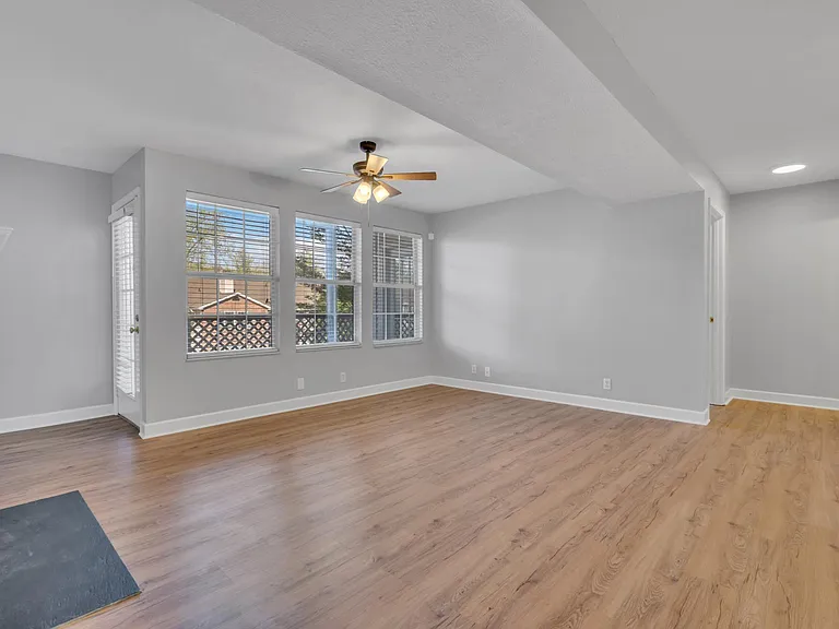 Living area, Baclony view