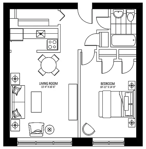 Floor plan B6