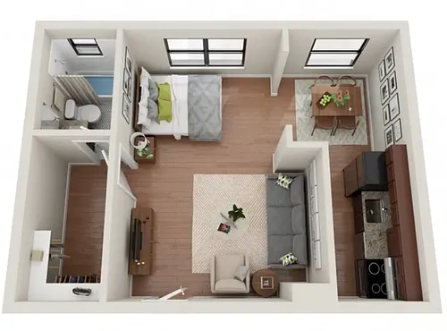 Floor plan Studio