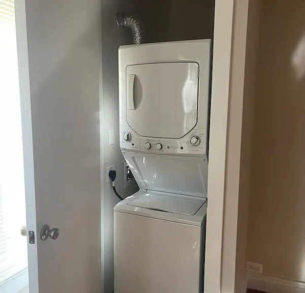 Washer Dryer in Master Bedroom closet