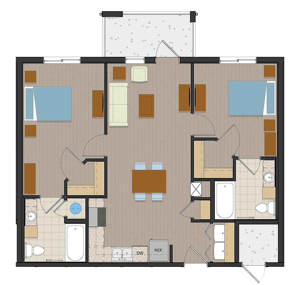 Floor plan Coppitt Cove