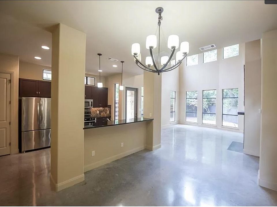 Dining room and kitchen