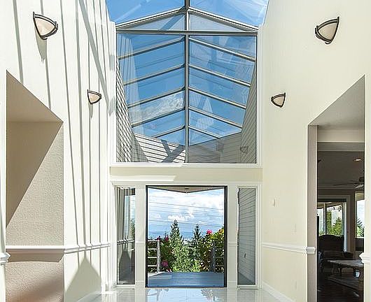 Glass Atrium Foyer