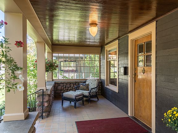 Beaded covered porch