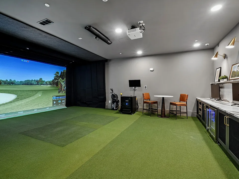 Multisport Simulator Bay - Practice golf and play virtual sports year-round from the convenience of home.