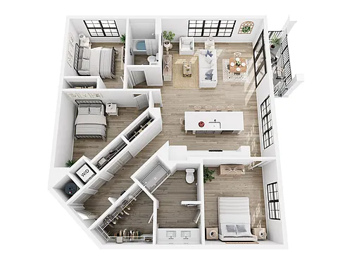 Floor plan C1-A