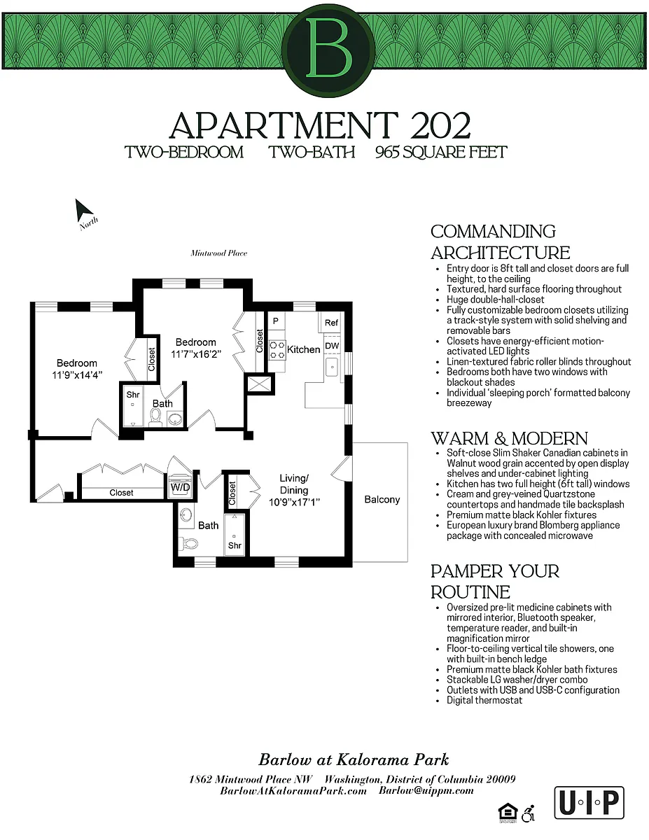 Floor plan 2 bedroom/2bath