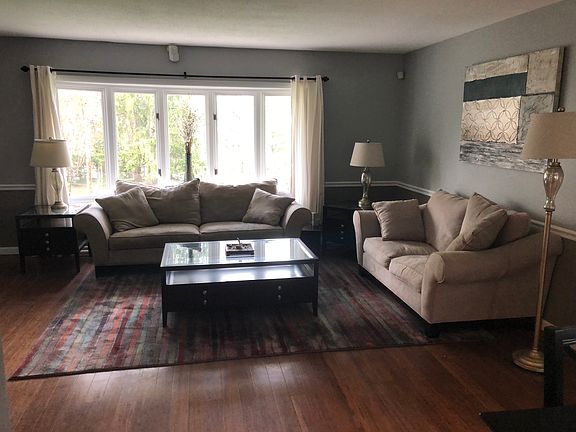 Living room open to dining