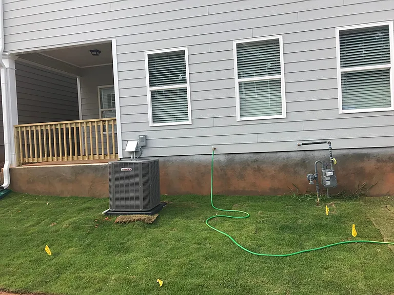 Fenced backyard
A/C unit is dual zone