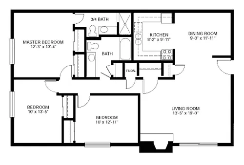 Floor plan Willow