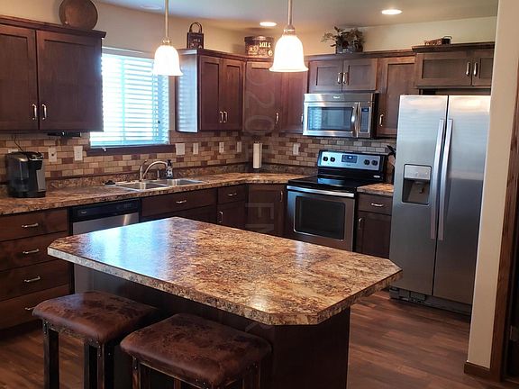 Kitchen with island