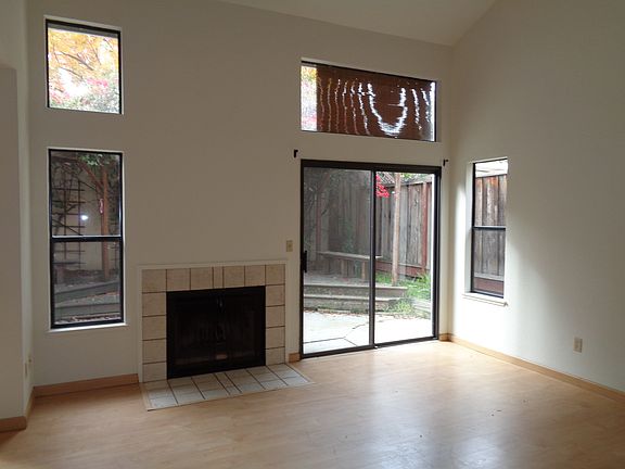 living room with fireplace