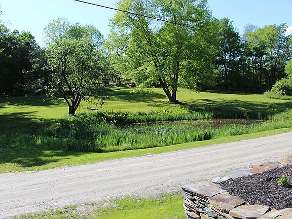 Lawn and pond view 