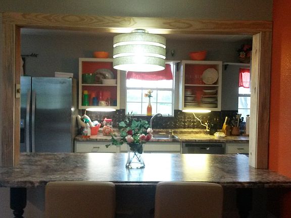 New built-in dining table