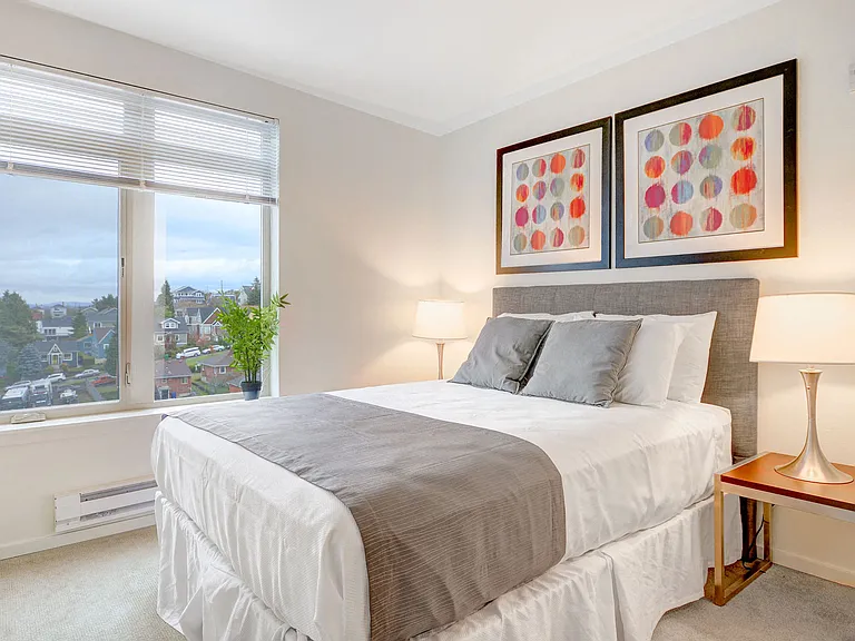 Spacious second bedrooms with walk-in closets in select homes