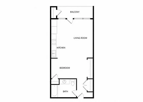 Floor plan Studio S2