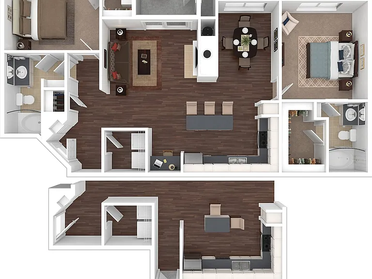 B4 Floorplan | Two Bedroom B4 Floorplan | Two Bedroom