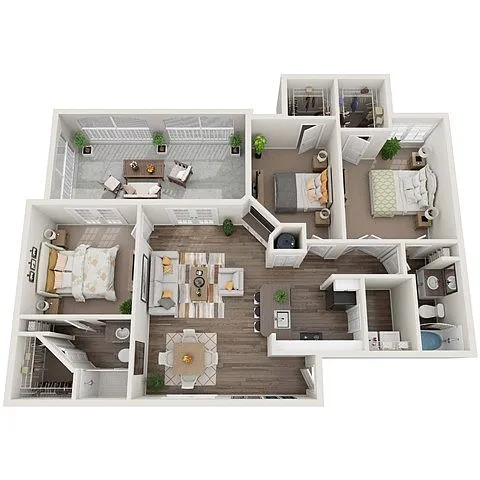 Floor plan Barcelona Deluxe