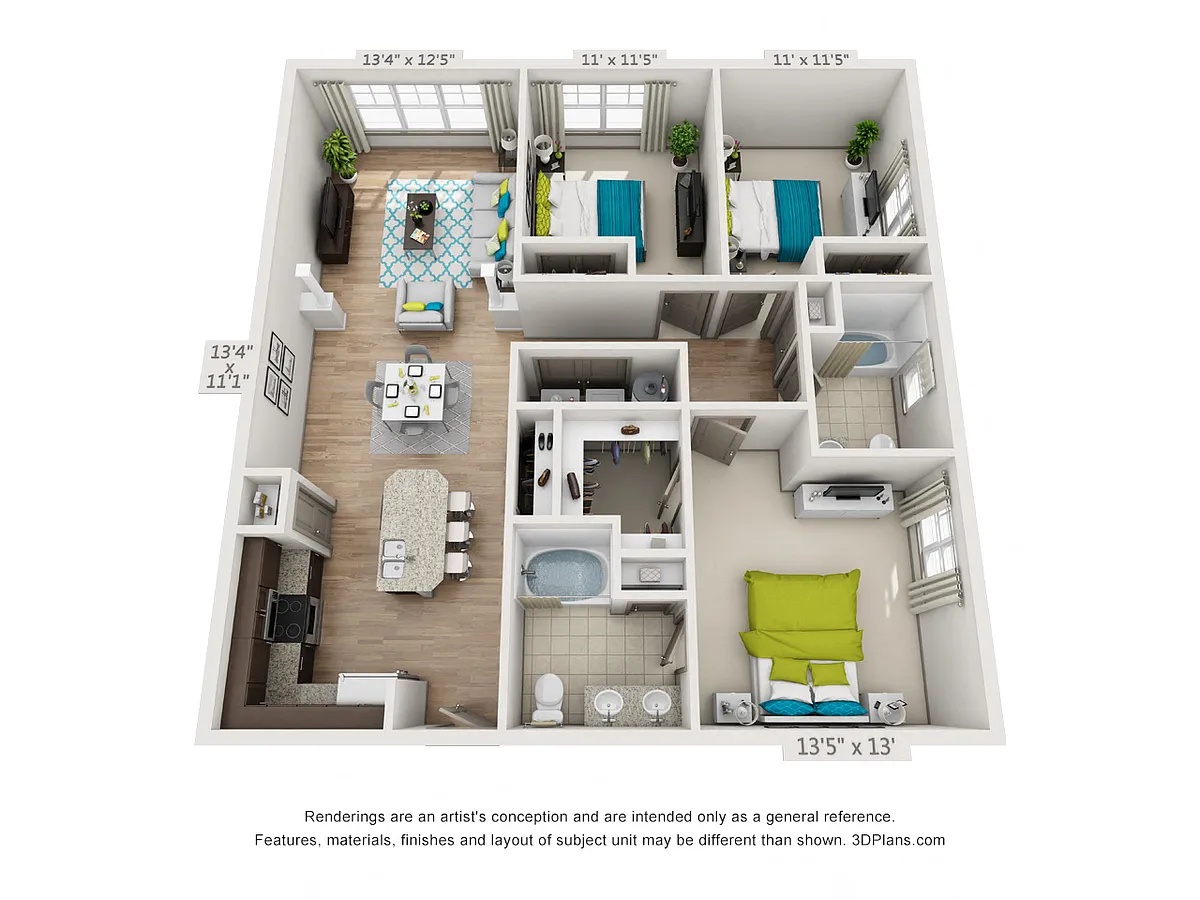 Floor plan The Moccasin