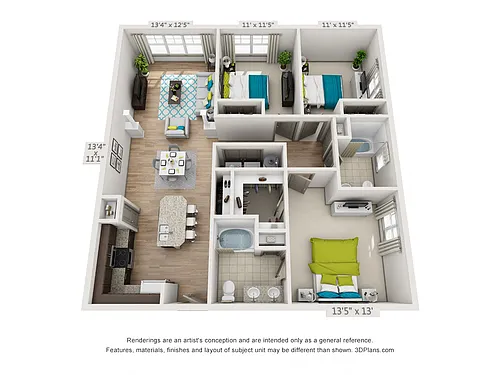 Floor plan The Moccasin