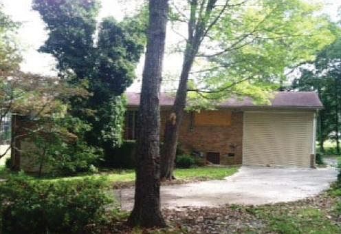 Large yard with mature trees