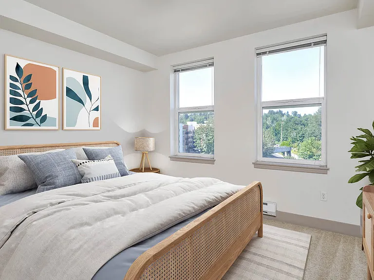 Bedroom with Hard Surface Flooring