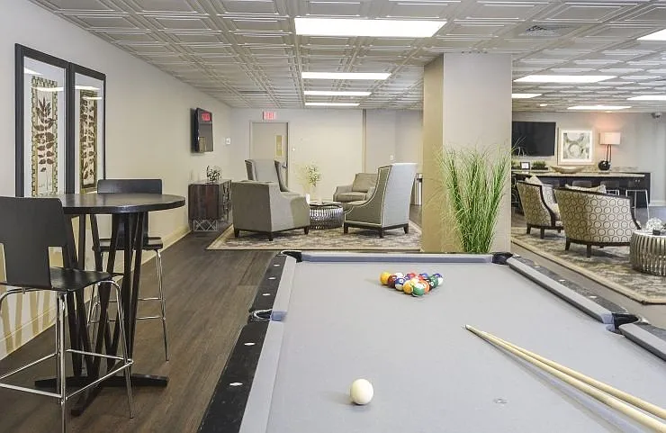 Billiards Table in the Resident Lounge