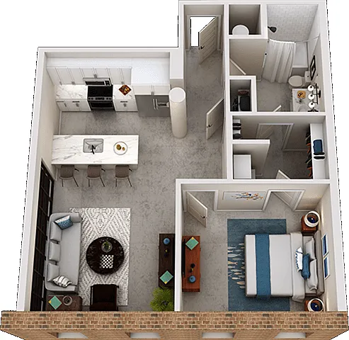 Floor plan A7A
