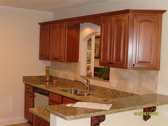 New Kitchen, view into Dining room and great room