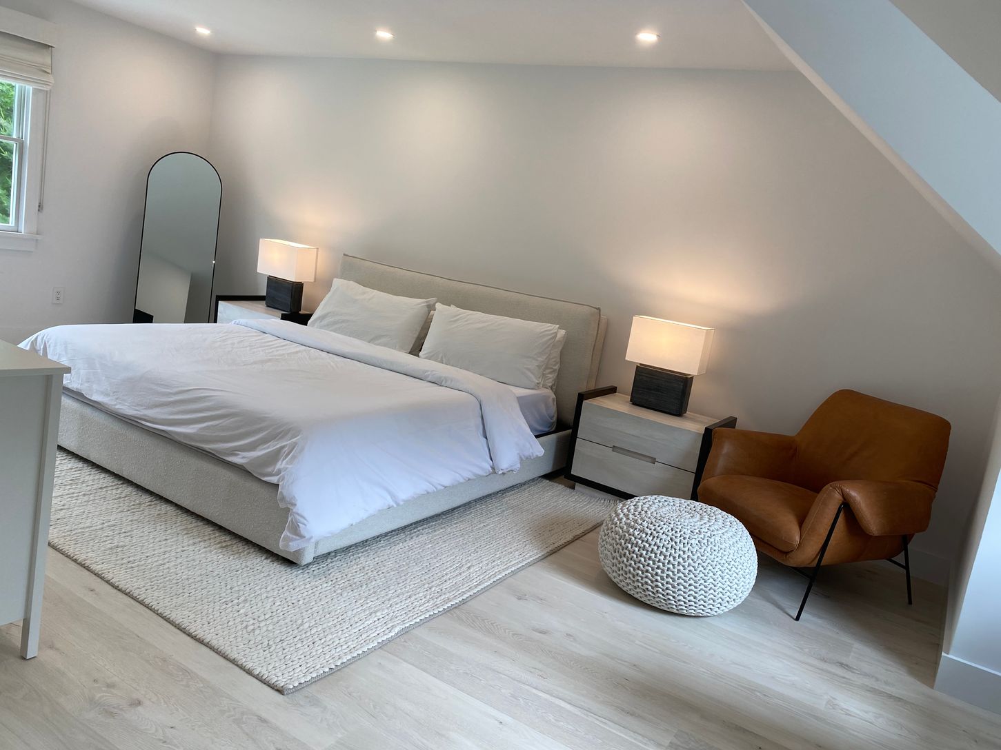  2nd floor: Primary bedroom with king bed 