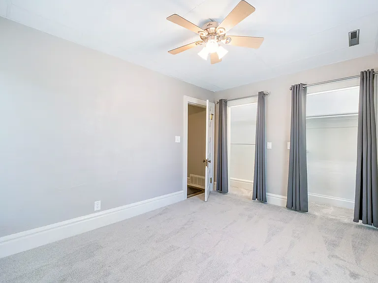 2nd bedroom with two closets