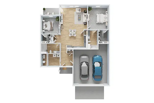 Floor plan The Hickory - Ranch