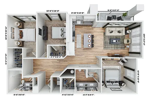 Floor plan C1