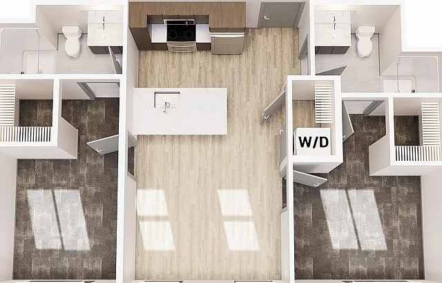 2 Bed 2 Bath B1 Unfurnished 2 Bed 2 Bath B1 Unfurnished