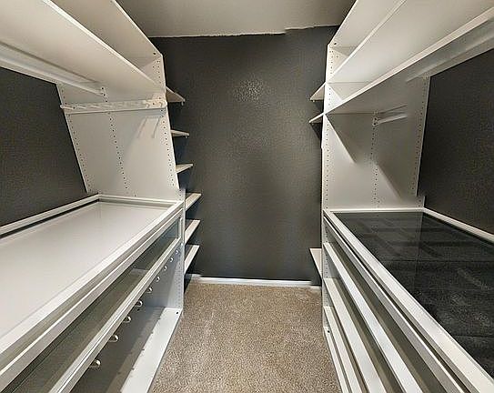 Master Bedroom custom walk-in closet.