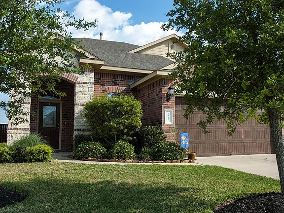 Elevation created with stone and brick