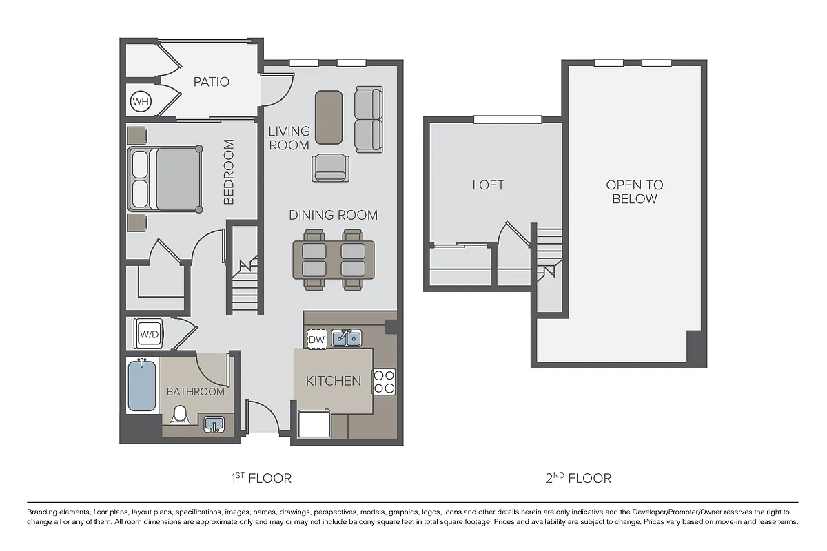 Floor plan Plan 1K Loft