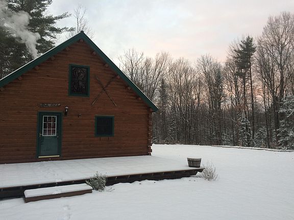 Winter view of property