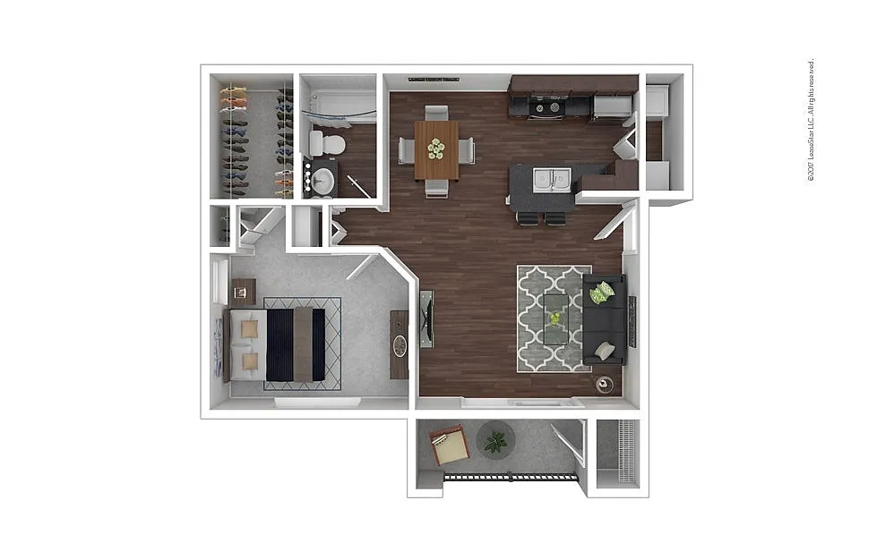 Floor plan The Amelia - Renovated