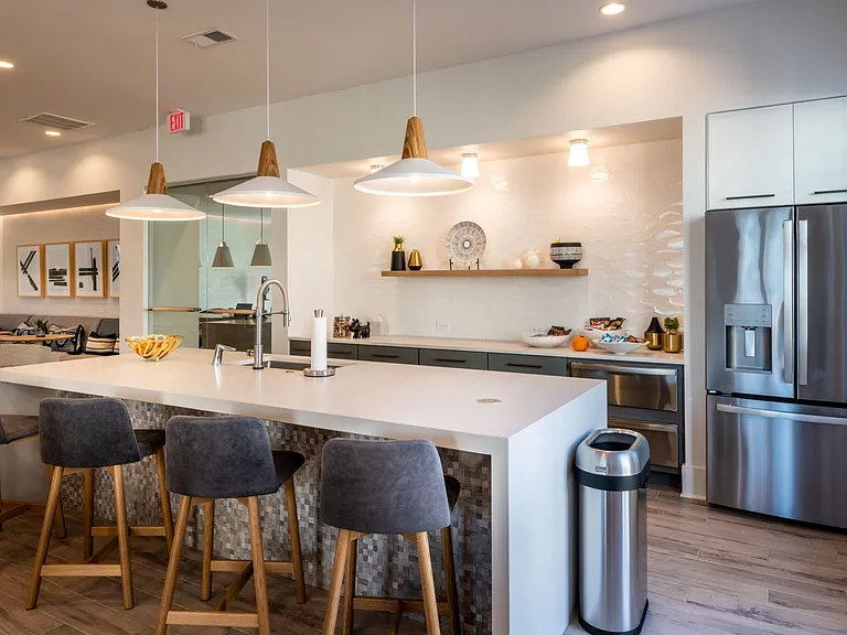 Clubhouse Kitchen at Hawthorne at Parkside in Cary, NC