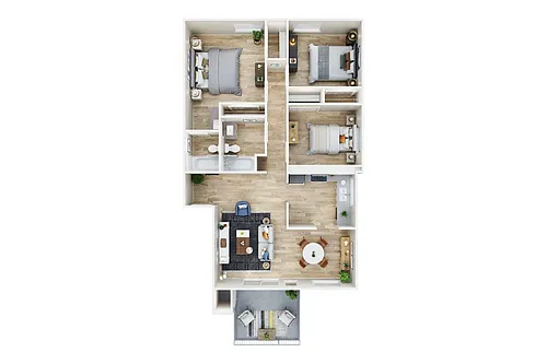 Floor plan The Driftwood