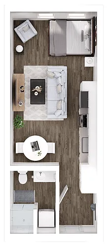 Floor plan Studio