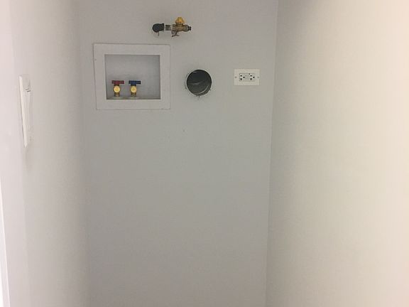 Washer and Dryer Hookup