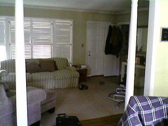 messy living room