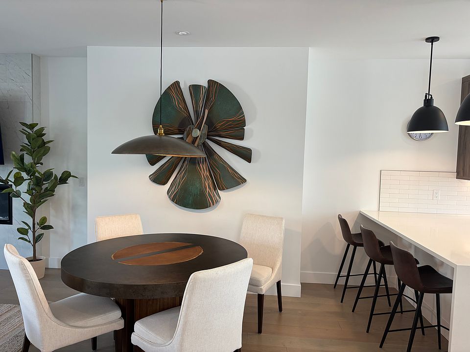 Bar Seating and Separate Dining Table